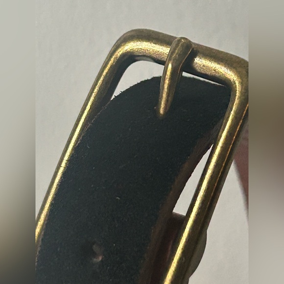 Lands’ End Black Suede Belt - Picture 5 of 16